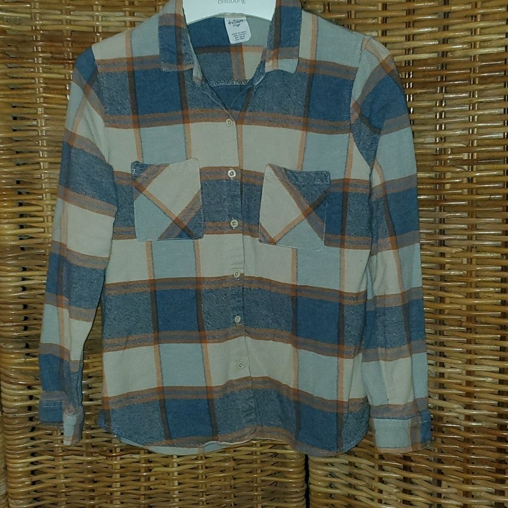 Destined Plaid Flannel Shirt XL